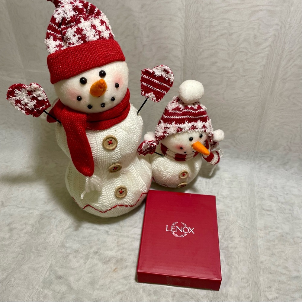 Ornaments- Lenox Sparkle and Scroll Snowman Ornament, NWT/NIB
